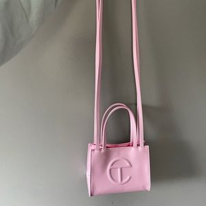 TELFAR Mini Bubblegum Pink bag